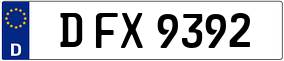 Truck License Plate